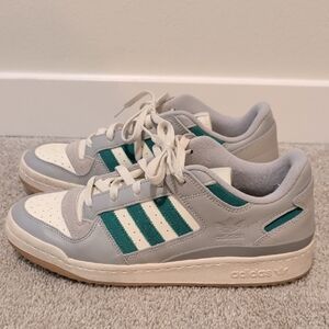 Adidas Forum Low 'Grey Court Green' Favorite Sneakers - Men 10.5